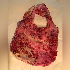 Johnny Was Pink and Red Floral Tote Bag